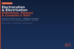 Electrocution electrisation risques conduite a tenir WebP